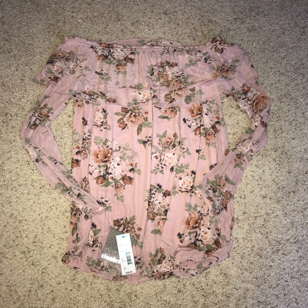 Cloud & Sky Junior Printed Off the Shoulder